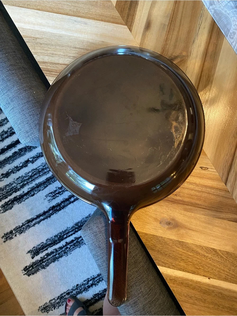 VISIONS CorningVision Amber Glass Non-Stick Frying Pan Skillet 10 in